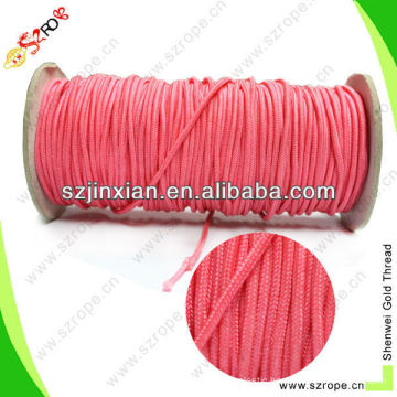 Red Polyester Nylon Braided Rope